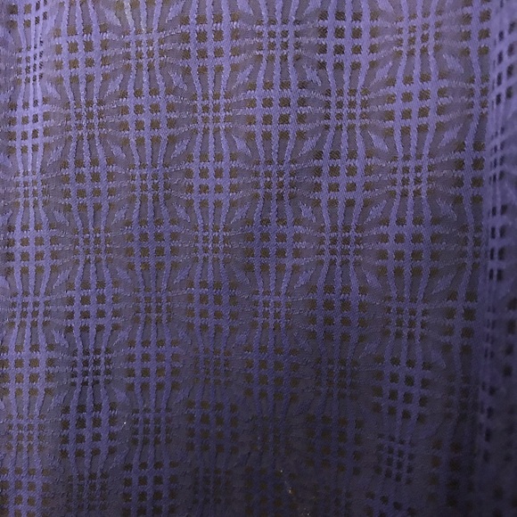 Blue patterned Casual button down shirt - Picture 3 of 4